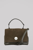 Women's Green Synthetic Leather Shoulder Bag | Derimod