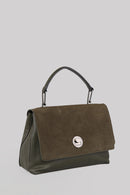 Women's Green Synthetic Leather Shoulder Bag | Derimod