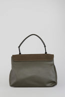 Women's Green Synthetic Leather Shoulder Bag | Derimod