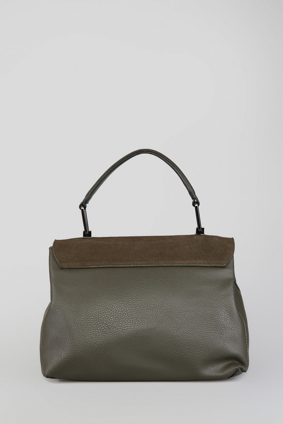 Women's Green Synthetic Leather Shoulder Bag