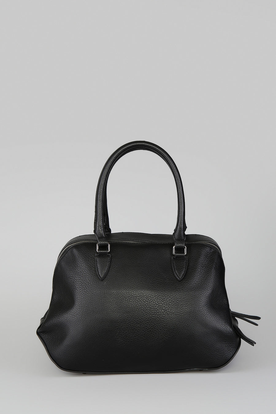 Women's Black Synthetic Leather Bag