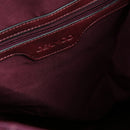Women's Burgundy Synthetic Leather Shoulder Bag | Derimod