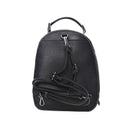 Women's Black Synthetic Leather Backpack | Derimod
