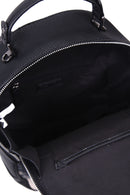 Women's Black Synthetic Leather Backpack | Derimod