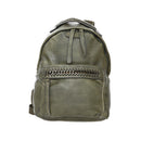 Women's Green Synthetic Leather Backpack | Derimod