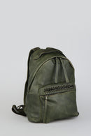 Women's Green Synthetic Leather Backpack | Derimod