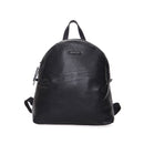Women's Black Synthetic Leather Backpack | Derimod