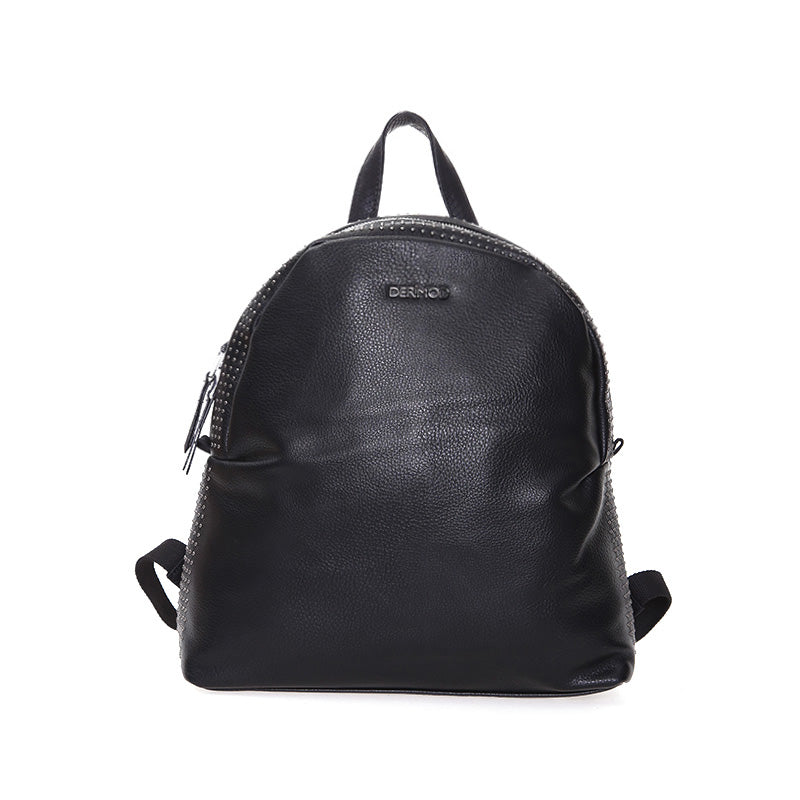 Women's Black Synthetic Leather Backpack 17WBD2663FT | Derimod