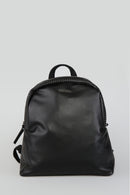 Women's Black Synthetic Leather Backpack | Derimod