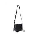 Women's Black Synthetic Leather Crossbody Bag | Derimod