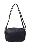 Women's Black Synthetic Leather Crossbody Bag | Derimod