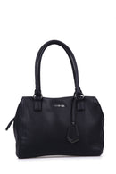 Women's Black Synthetic Leather Shoulder Bag | Derimod