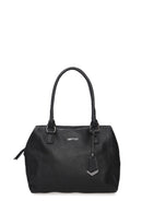 Women's Black Synthetic Leather Shoulder Bag | Derimod