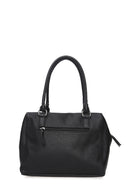 Women's Black Synthetic Leather Shoulder Bag | Derimod