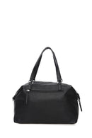 Women's Black Synthetic Leather Shoulder Bag | Derimod