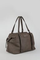 Women's Gray Synthetic Leather Shoulder Bag | Derimod
