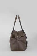 Women's Gray Synthetic Leather Shoulder Bag | Derimod