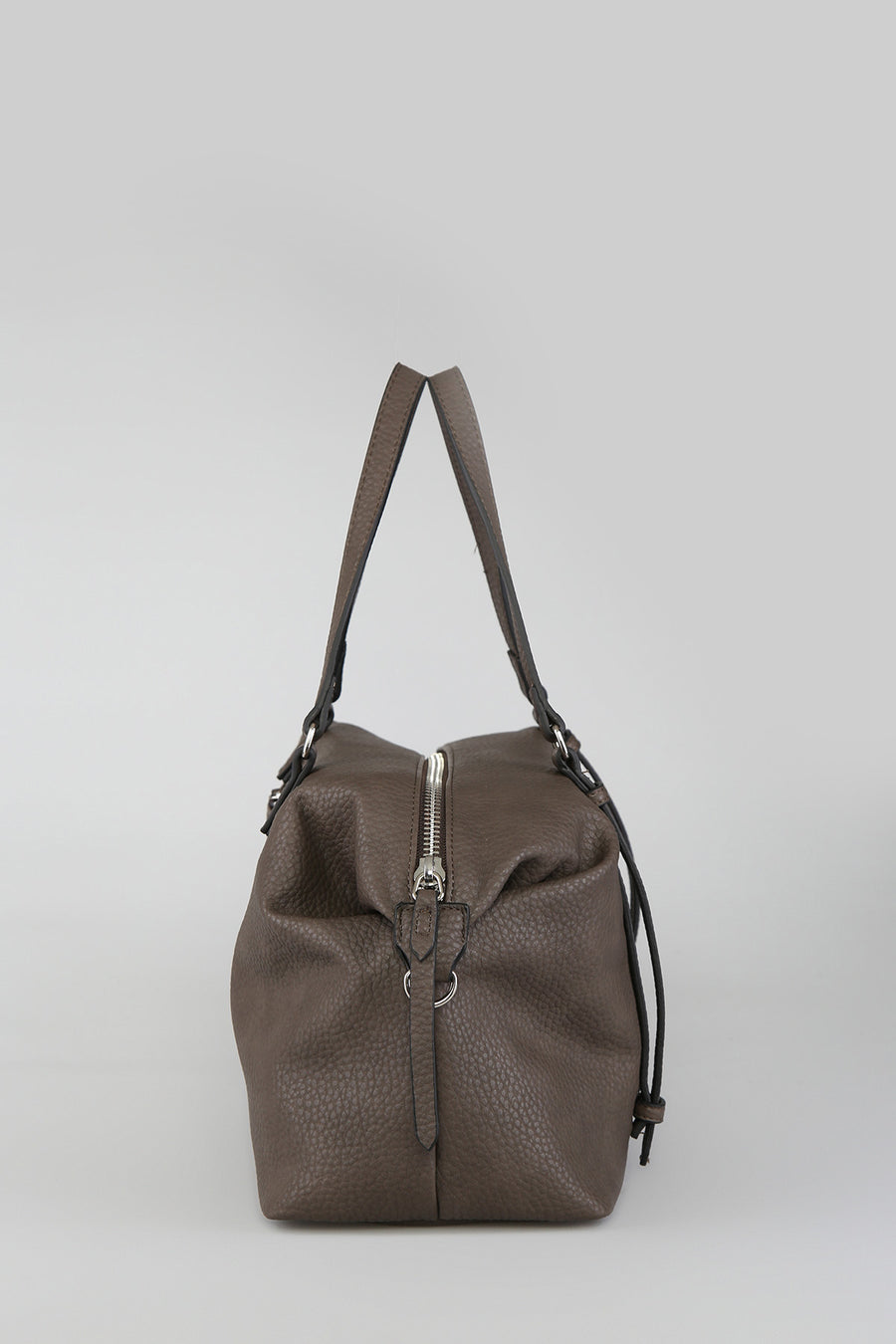 Women's Gray Synthetic Leather Shoulder Bag