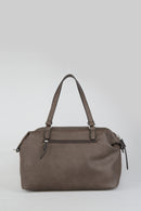 Women's Gray Synthetic Leather Shoulder Bag | Derimod
