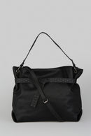 Women's Black Synthetic Leather Shoulder Bag | Derimod