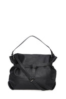 Women's Black Synthetic Leather Shoulder Bag | Derimod
