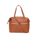 Women's Tan Synthetic Leather Shoulder Bag | Derimod