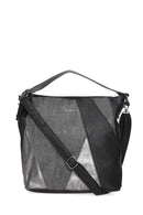 Women's Black Synthetic Leather Shoulder Bag | Derimod