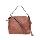 Women's Tan Synthetic Leather Shoulder Bag | Derimod
