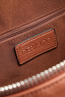 Women's Tan Synthetic Leather Shoulder Bag | Derimod
