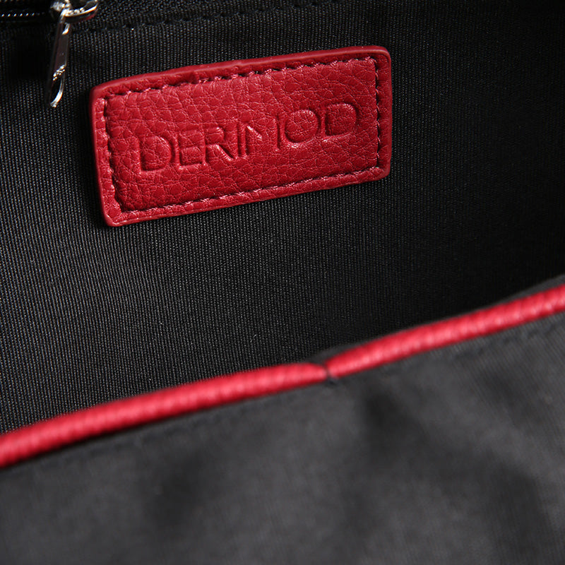 Women's Red Synthetic Leather Bag