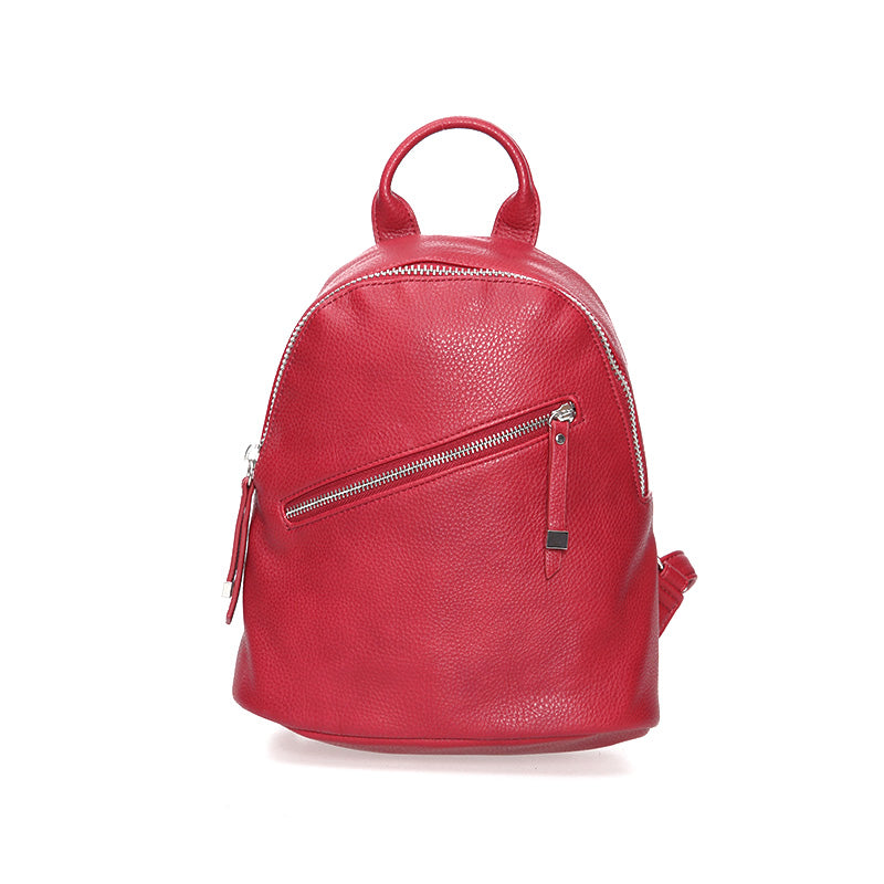 Women's Red Synthetic Leather Bag