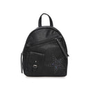 Women's Black Synthetic Leather Backpack | Derimod
