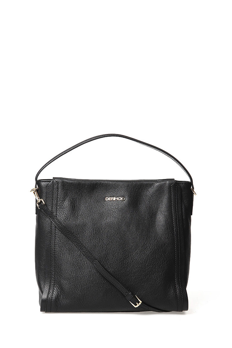 Black Women's Leather Shoulder Bag