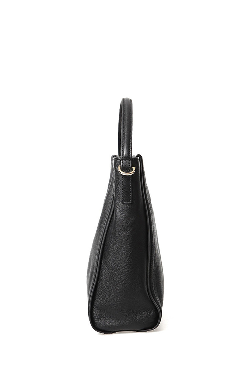 Black Women's Leather Shoulder Bag