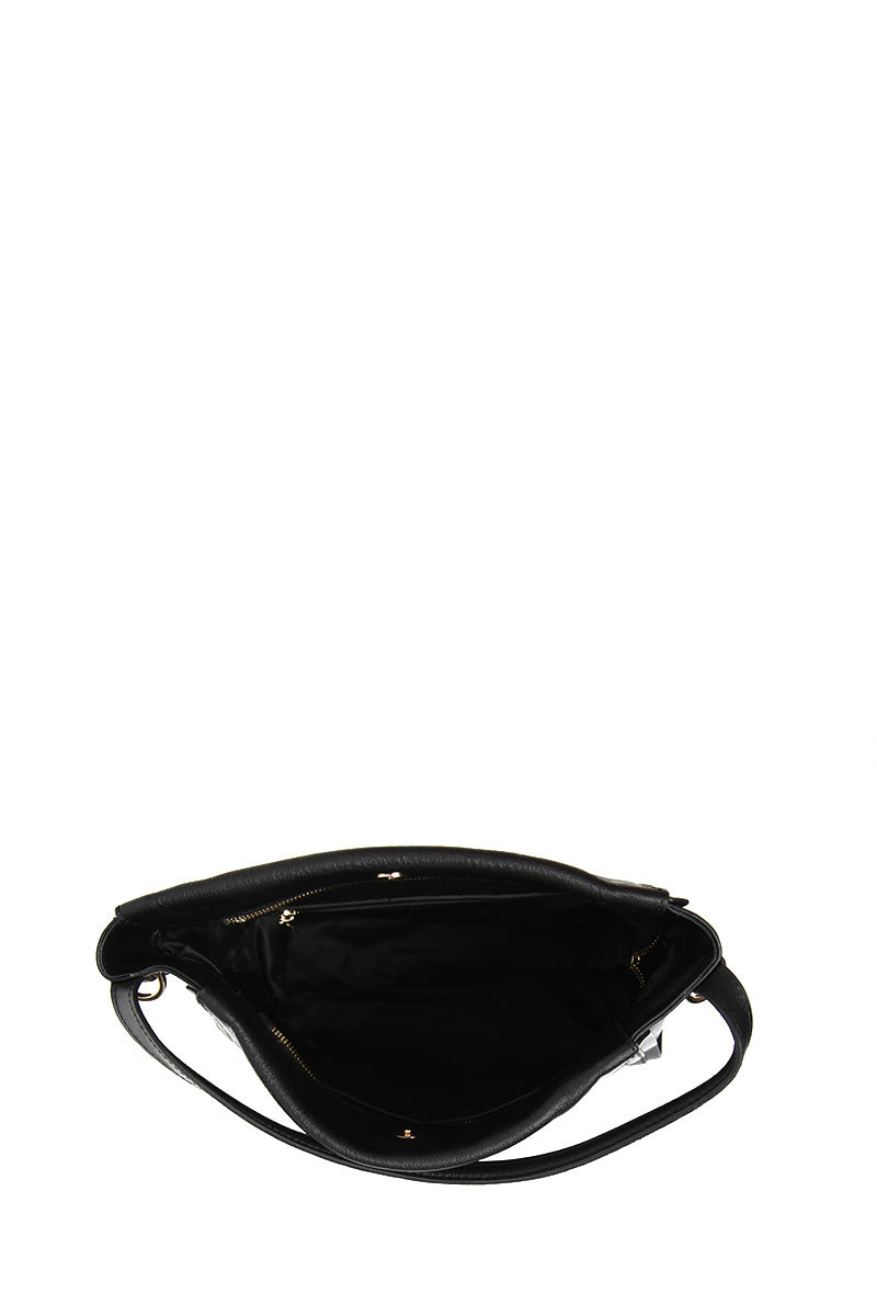 Black Women's Leather Shoulder Bag