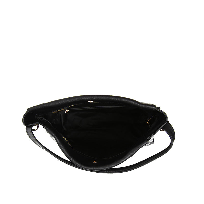 Black Women's Leather Shoulder Bag