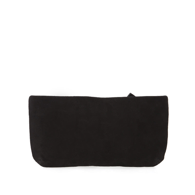 Black Suede Women's Leather Portfolio