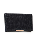 Navy Blue Patent Leather Women's Portfolio | Derimod