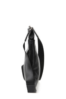 Men's Black Leather Messenger Bag | Derimod