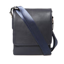 Men's Navy Blue Leather Bag | Derimod
