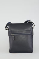 Men's Navy Blue Leather Bag | Derimod