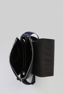 Men's Navy Blue Leather Bag | Derimod