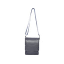 Men's Navy Blue Leather Bag | Derimod