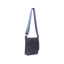 Men's Navy Blue Leather Bag | Derimod