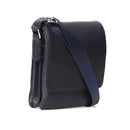 Men's Navy Blue Leather Bag | Derimod