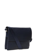 Men's Navy Blue Leather Bag | Derimod