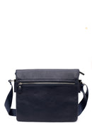 Men's Navy Blue Leather Bag | Derimod