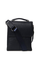 Men's Navy Blue Leather Bag | Derimod