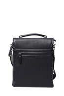 Men's Navy Blue Leather Bag | Derimod