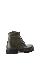 Men's Green Leather Boots | Derimod